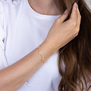 Joanli Nor - Anna - Vergoldetes Armband mit Zirkonias 845 067-3